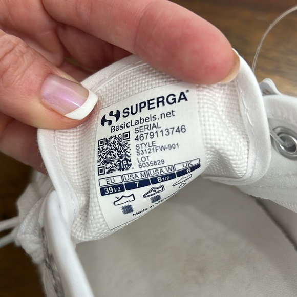 Brand NEW Superga Fantasia Espadrilles Sneakers Size 8 1/2 - Picture 3 of 6